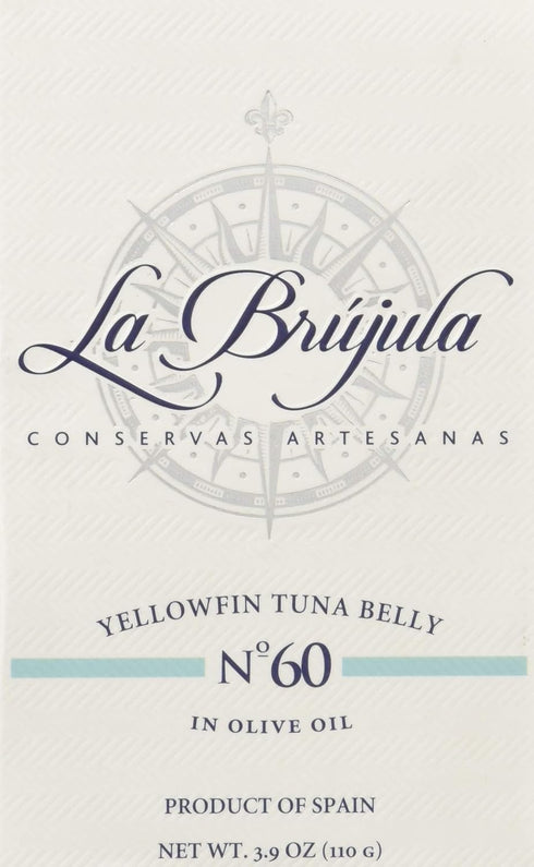 La Brjula Conservas La Brujula - Ventresca In Oil (Tuna Belly) - 3.9 Ounce