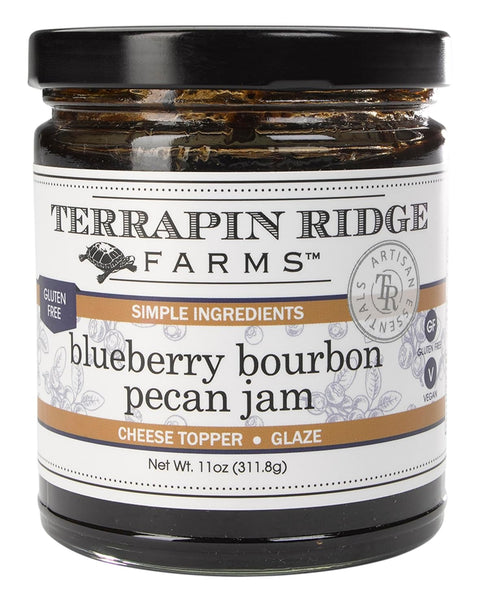 Terrapin Ridge Farms Blueberry Bourbon Pecan Jam - Sweet & Flavorful Jam