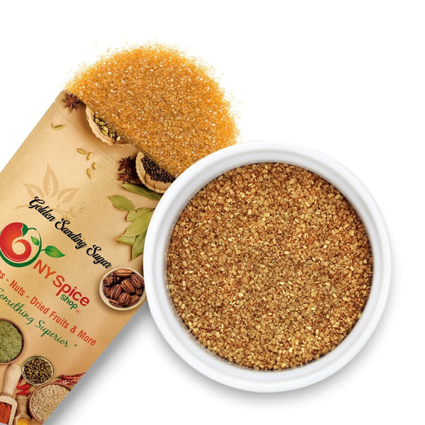 NY Spice Shop Golden Sanding Sugar - 3 Pound Sweet Colorful Edible