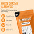 2 lb Packed Oh! Nuts White Jordan Almonds - - For Easter, Weddings, Baby Showers & Birth - in New York Zip-Seal Bag