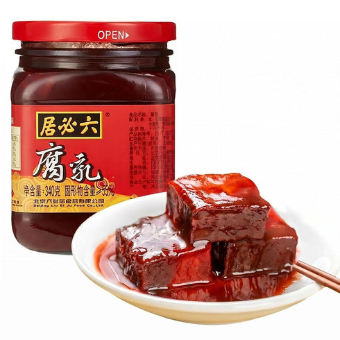 fhtdpmbmsfss Traditional Fermented Bean Curd (Red Bean Curd / Furu), 11.99oz (340g) |