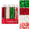 Sweets Indeed Holiday Elf Candy Topper 4-Pack Marshmellows, Crumblefetti Candy Toppings for