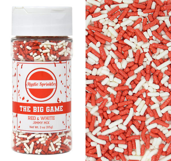 Mystic Sprinkles The Big Game Jimmy Mix, 3oz Bottle, Red & White
