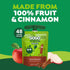 3.2 oz (Pack 48), GoGo squeeZ No Sugar Added Applesauce and Fruit Puree, Apple Cinnamon, Pouches of Fruit Snacks