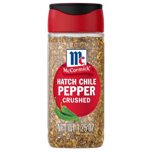 McCormick Hatch Chile Pepper, Crushed, Balanced, Smoky, Sweet Heat, For Salsa, Tacos,