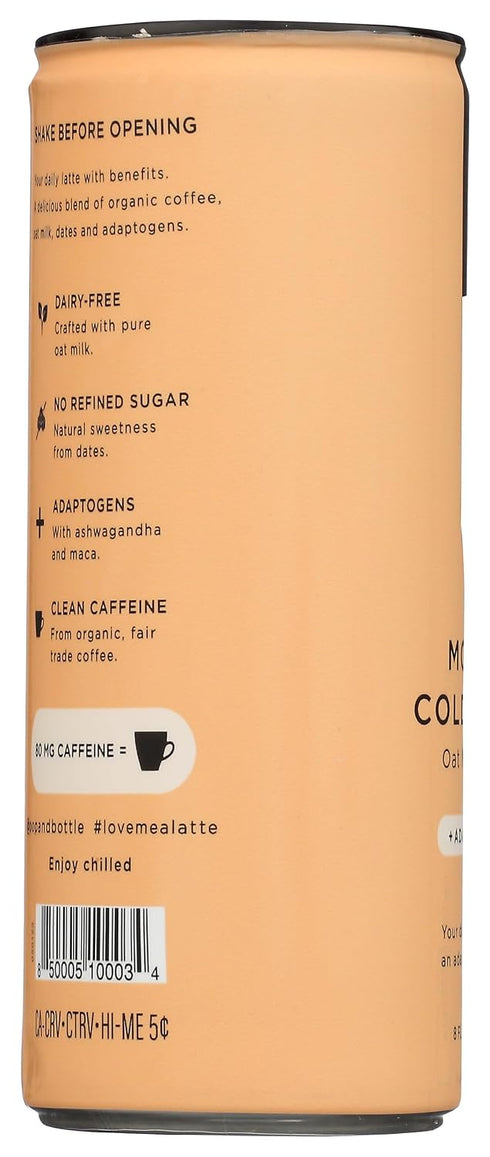 8 Oz Pop And Bottle, Latte Oat Milk Mocha Adaptogens, Fl