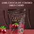 3.5 oz (Pack 1) BeeMax Dark Chocolate Covered Dried Cherry Sticks - Resealable Pouch of - Non-GMO, Premium Belgian dark