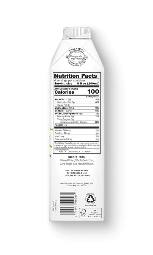 32 ELMHURST Milked Oats, FZ