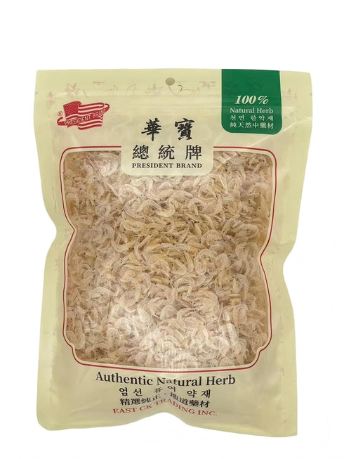 Sweet Post Dried Shrimps, 6oz, Wild-Caught White Dried Shrimps, Calcium-Rich, Low-Sodium, Premium