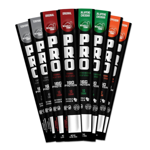 Wenzel's Farm PRO Snack Sticks - Naturally Smoked, Handcrafted with Real Quality