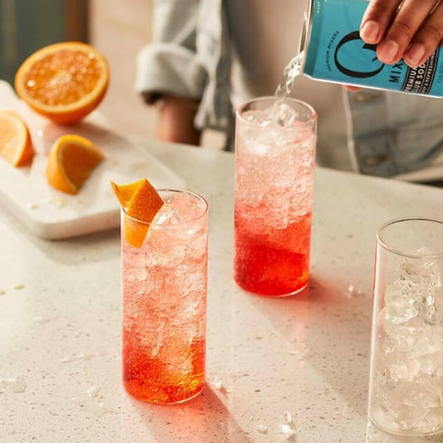 7.5oz 5 PACK Q Mixers Club Soda, Premium Cocktail Mixer Made with Real Ingredients Cans |