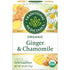 (Pack 3) 48 Traditional Medicinals Organic Ginger & Chamomile Herbal Tea, Relieves Occasional Indigestion or Nausea