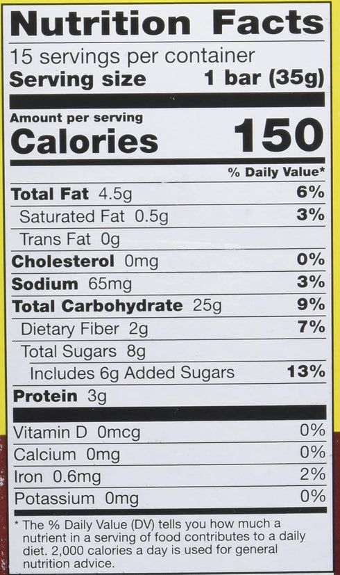 15 Nature Valley Granola Bars, Fruit & Nut, Chewy Trail Mix Granola Bars, Ounce