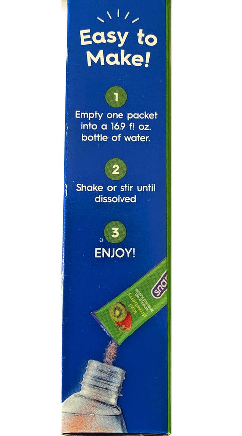 Snapple Fruit Packets (2) Kiwi Strawberry Drink Mix - Two Boxes of Six On The Go Flavored Drink Mix - Zero Sugar