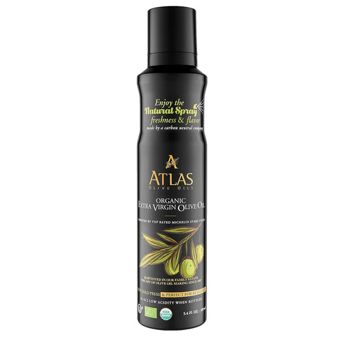Organic Extra Virgin Olive Oil Spray, Cold Pressed EVOO Cooking Spray, Polyphenol Rich, 5.4 fl oz Bottle