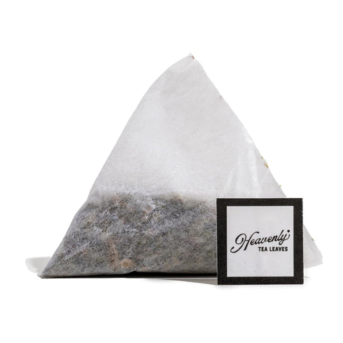 (50 100% Heavenly Tea Leaves Organic Peppermint Pyramid Tea Bags), Bulk Compostable Herbal Tea Sachets - Plastic Free