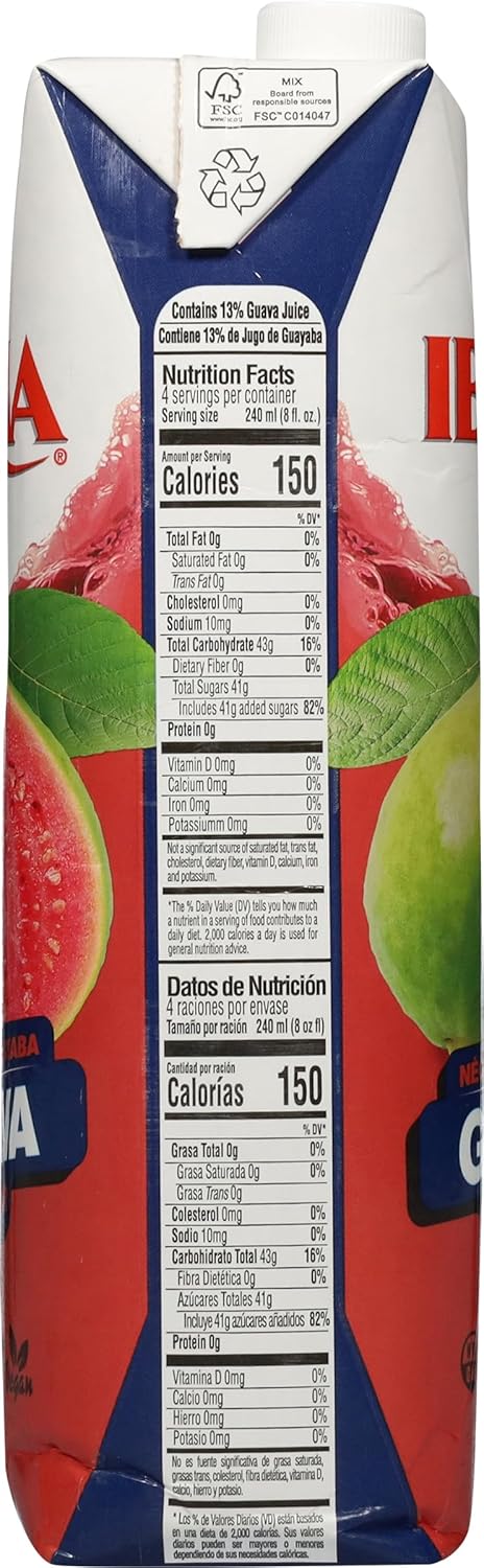 33.8 (Pack 3) Iberia Guava Nectar Ounce