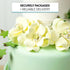 4 Count Global Sugar Art Dogwood Rose Sugar Cake Flowers, Yellow with Stamen, with Wire by Chef Alan Tetreault.