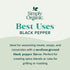 Simply Organic Black Pepper - 4 Oz
