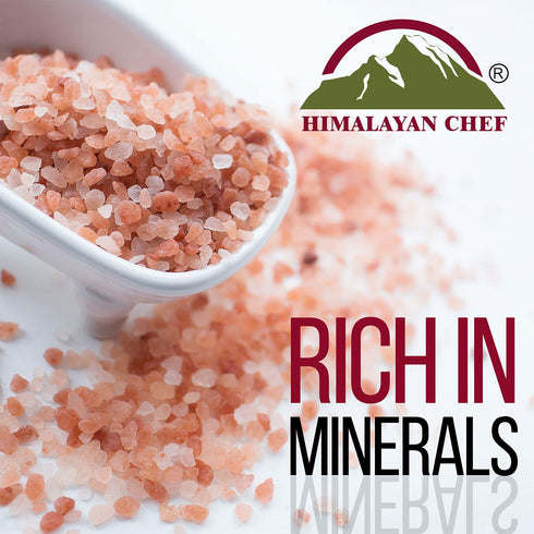 4 lbs (2X2 Himalayan Chef Pink Himalayan Salt, Coarse Grain - Pound Bags)