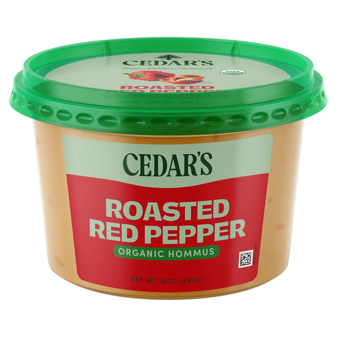 Cedar's Hummus Organic Roasted Red Pepper