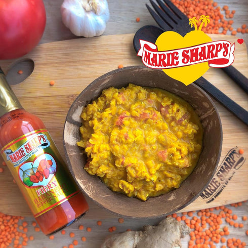 10 oz Marie Sharps Fiery Hot Habanero Pepper Sauce, Extra Hot Belizean Hot Sauce with Intense Heat & Flavor