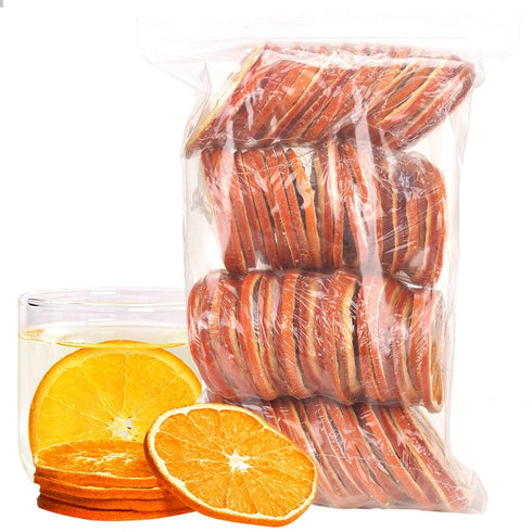 JTEDZI Dried Orange Slices, 1.1lb/500g Dehydrated Orange Slices, Dried Oranges for Cocktails, Crafts