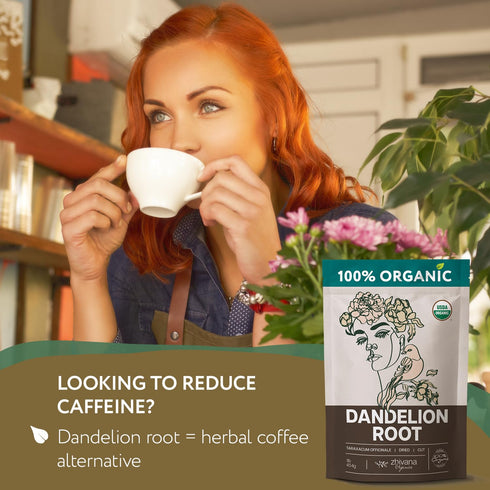 (16 oz.) Dandelion Root Tea Loose Organic Dandelion Root Herb - Te de Diente de Leon Organico Natural - Liver Cleanse