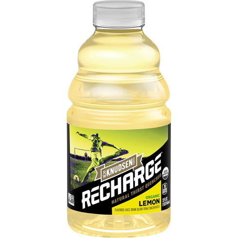 R.W. Knudsen Recharge Organic Lemon Sports Drink with Electrolytes, 32 fl oz