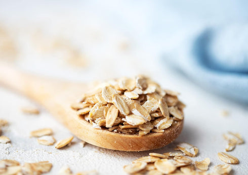 4 100% Food to Live Gluten Free Organic Regular Rolled Oats, Pounds Non-GMO, Old-Fashioned, Whole Grain, Vegan, Bulk.