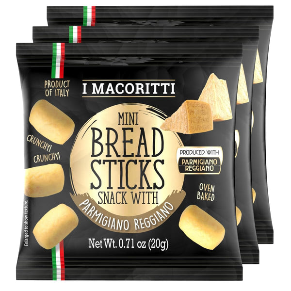 Authentic Italian Cheese Snack Crispy Bites with Parmigiano Reggiano | I Macoritti