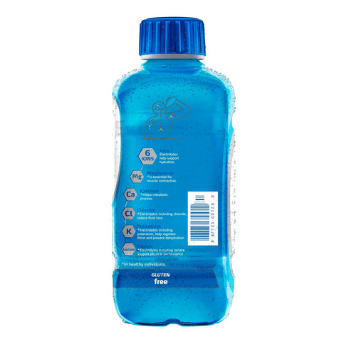 21 Oz (Pack 12) Electrolit Zero, Electrolyte Beverage, Blue Raspberry, Fl bottle