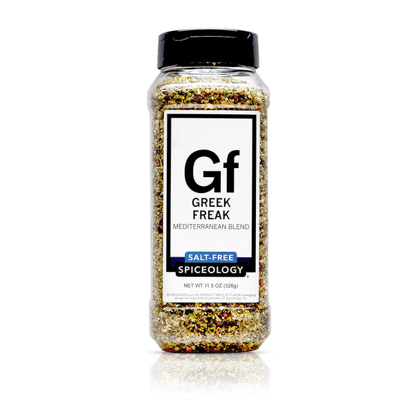 Spiceology Greek Freak Mediterranean Salt-Free Seasoning Greek Herbs & Spices for Chicken,