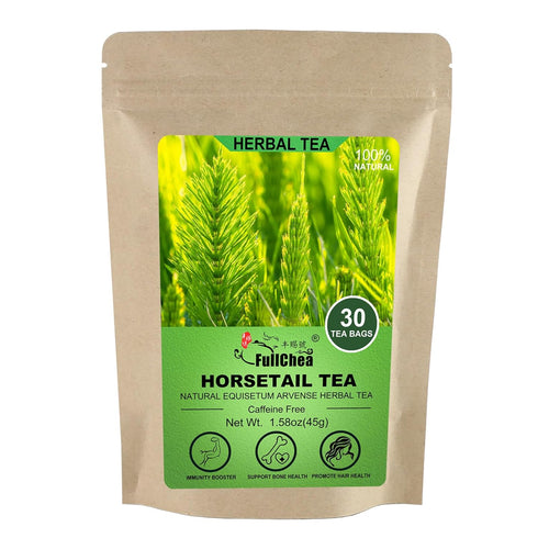 FullChea Horsetail Tea, 1.5g X 30 Count, Premium Dried Horsetail Herb for Hair & Nail, Non-GMO, Caffeine-free