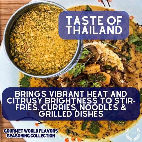 6 #68 Gourmet World Flavors Seasoning Collection | Non GMO Verified | Magnetic Tins | Spice Blends | Crafted in Small