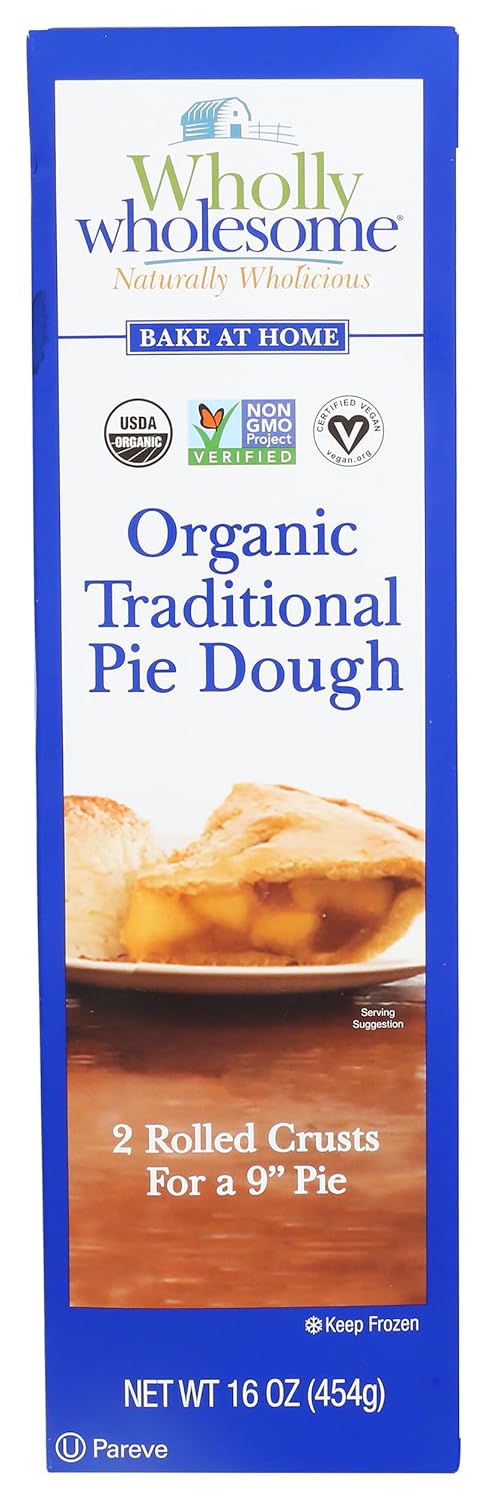 Wholly Wholesome Organic Traditional Pie Dough 9 Inch, 16 OZ