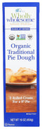 Wholly Wholesome Organic Traditional Pie Dough 9 Inch, 16 OZ