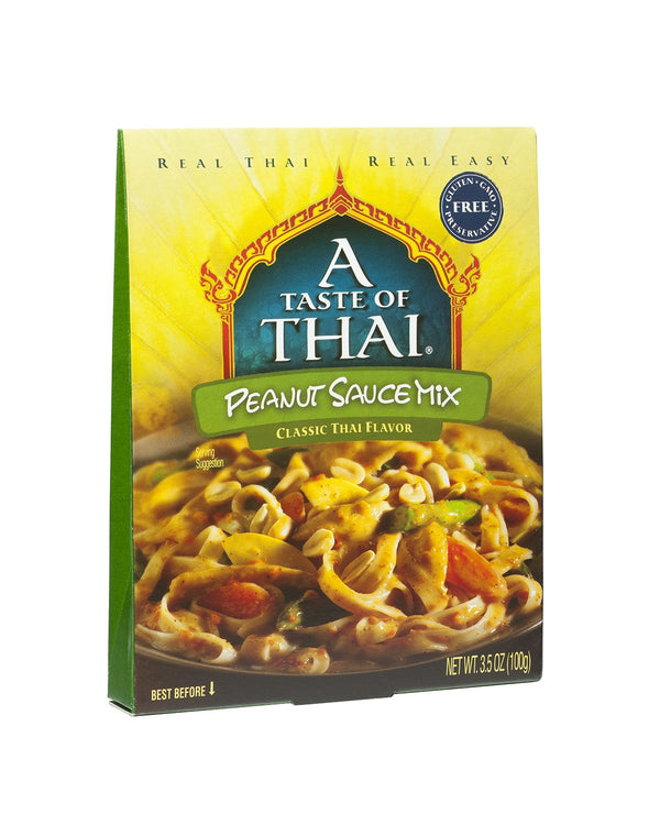 A Taste of Thai Peanut Sauce Mix, 3.5 oz Box, 6 Piece
