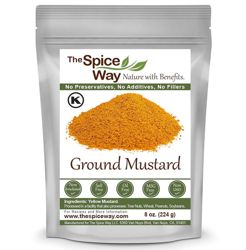 The Spice Way Ground Yellow Mustard Seed, 8 oz