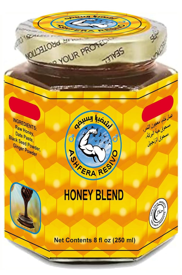 Generic Ashvera Resivo Natural Honey Blend, 250 ml / 8 oz