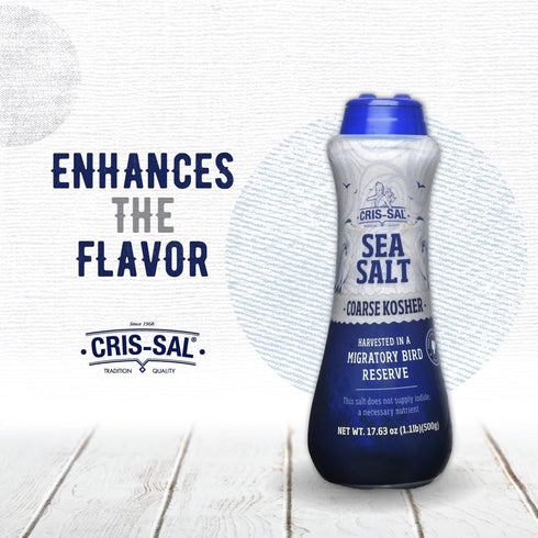 17.63 oz Cris-Sal Gourmet Coarse Kosher Sea Salt