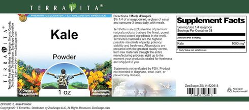 Terravita (1 oz, 520618) Kale Powder ZIN: