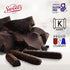 10.5 oz (Pack 3) Sweet Candy Company Dark Chocolate Fruit Flavored Sticks - Gourmet Chocolate Covered Sticks, Orange