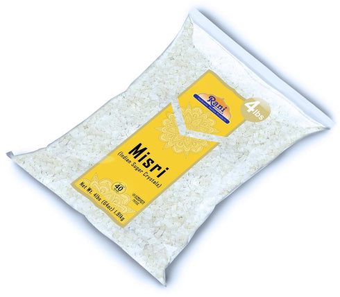 64oz (4lbs) 1.81kg Rani Misri (India Sugar Crystals) ~ All Natural | Gluten Friendly | No Colors | Vegan | Kosher |