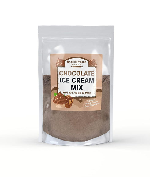 Unpretentious Chocolate Soft Serve Ice Cream Mix, 12 oz, Rich & Creamy,