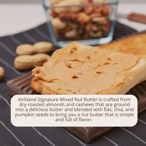 Kirkland Signature Mixed Nut Butter - Creamy & Delicious