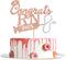 Rose Gold Glitter Congrats RN 2025 Cake Topper, 2025 Graduation Party Decoration