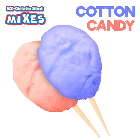 Cotton Candy Jello Shot Mix, 6.78 oz - Premium Gluten-Free, Easy to Make for Adult New Year Party Supplies