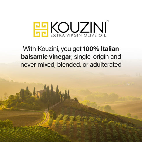 60ml 6 pack Kouzini Ultra Premium Balsamic Vinegar, Aged Balsamic Vinegars from Modena, Italy, Premium, Smooth