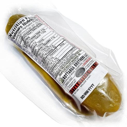 6.2oz Greek Avgotaharo - Premium Greek Grey Mullet Bottarga Covered in Beeswax - Approx.